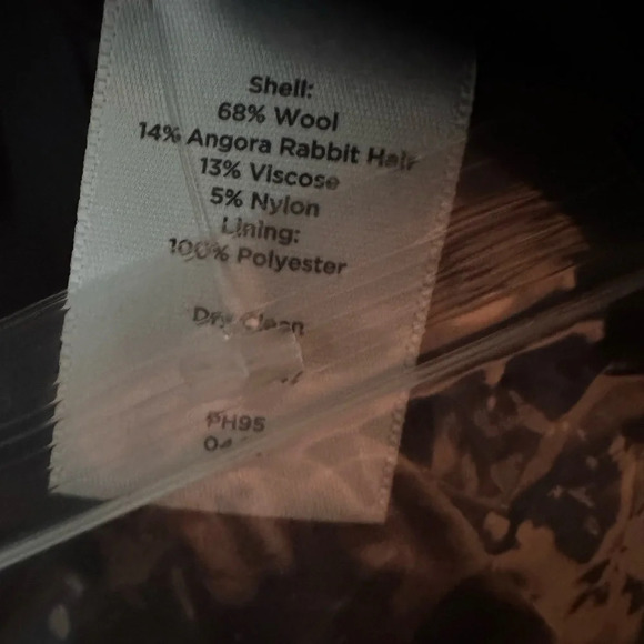 Talbots wool blend trench coat - Picture 10 of 10